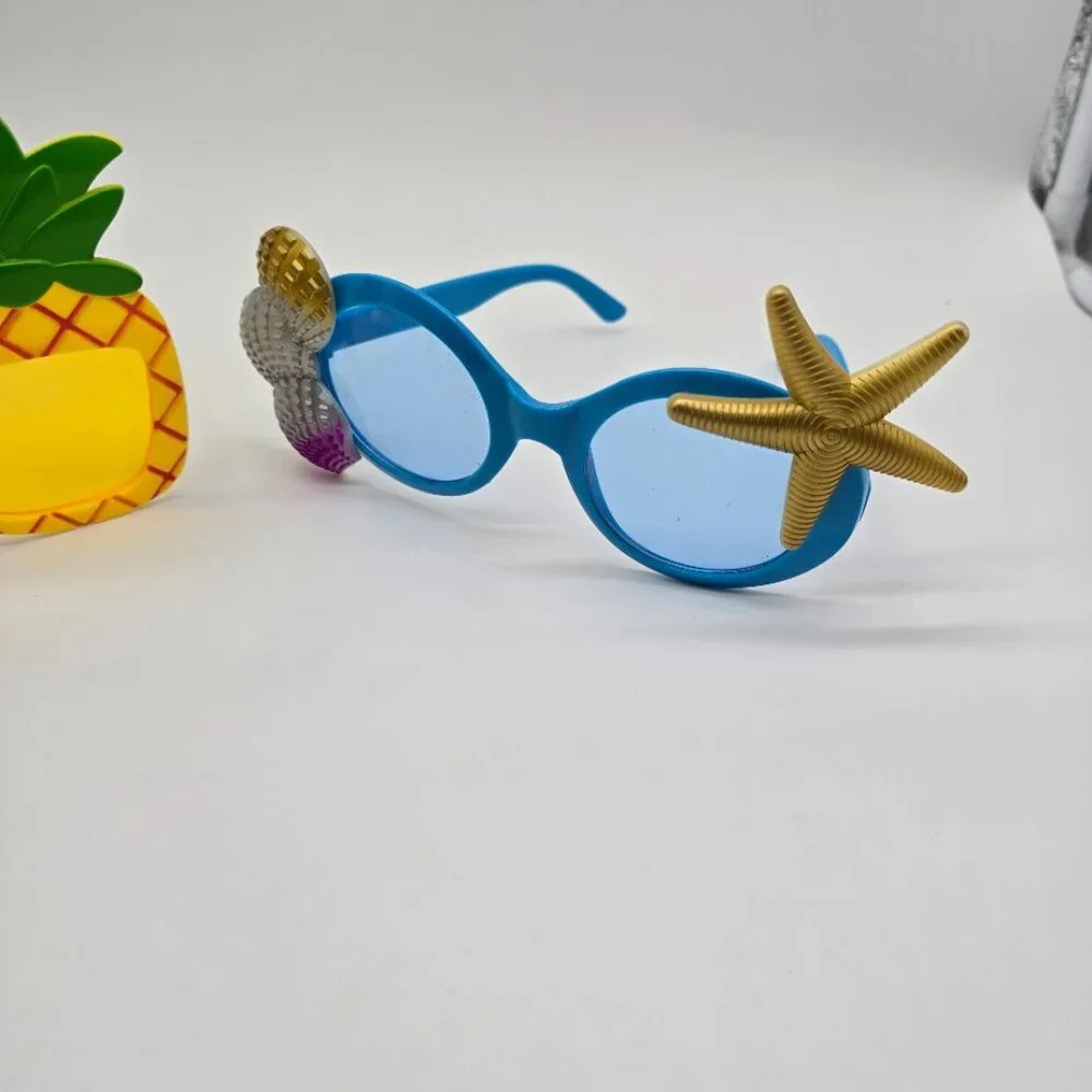 Kids Novelty Sunglasses Set Pineapple Starfish